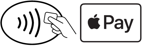 Kreditkort med apple pay - symboler