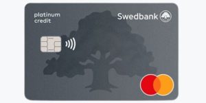 Exklusiva Swedbank platinum kreditkort Sverige