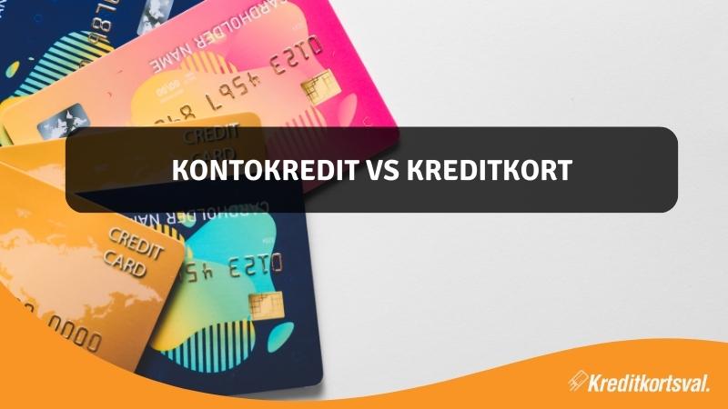 Skillnaden mellan kontokredit och kreditkort