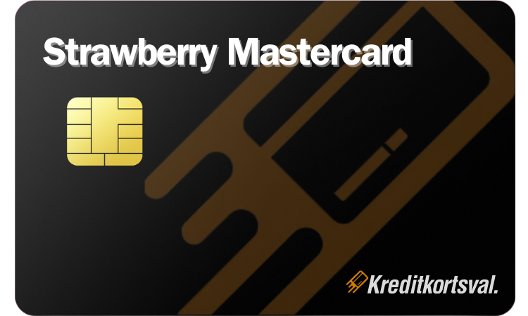 Strawberry Mastercard kreditkort (Nordic Choice)