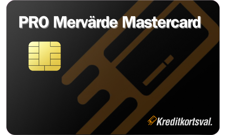 PRO Mervärde Mastercard kreditkort